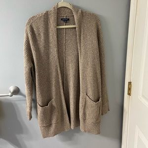 light brown cardigan